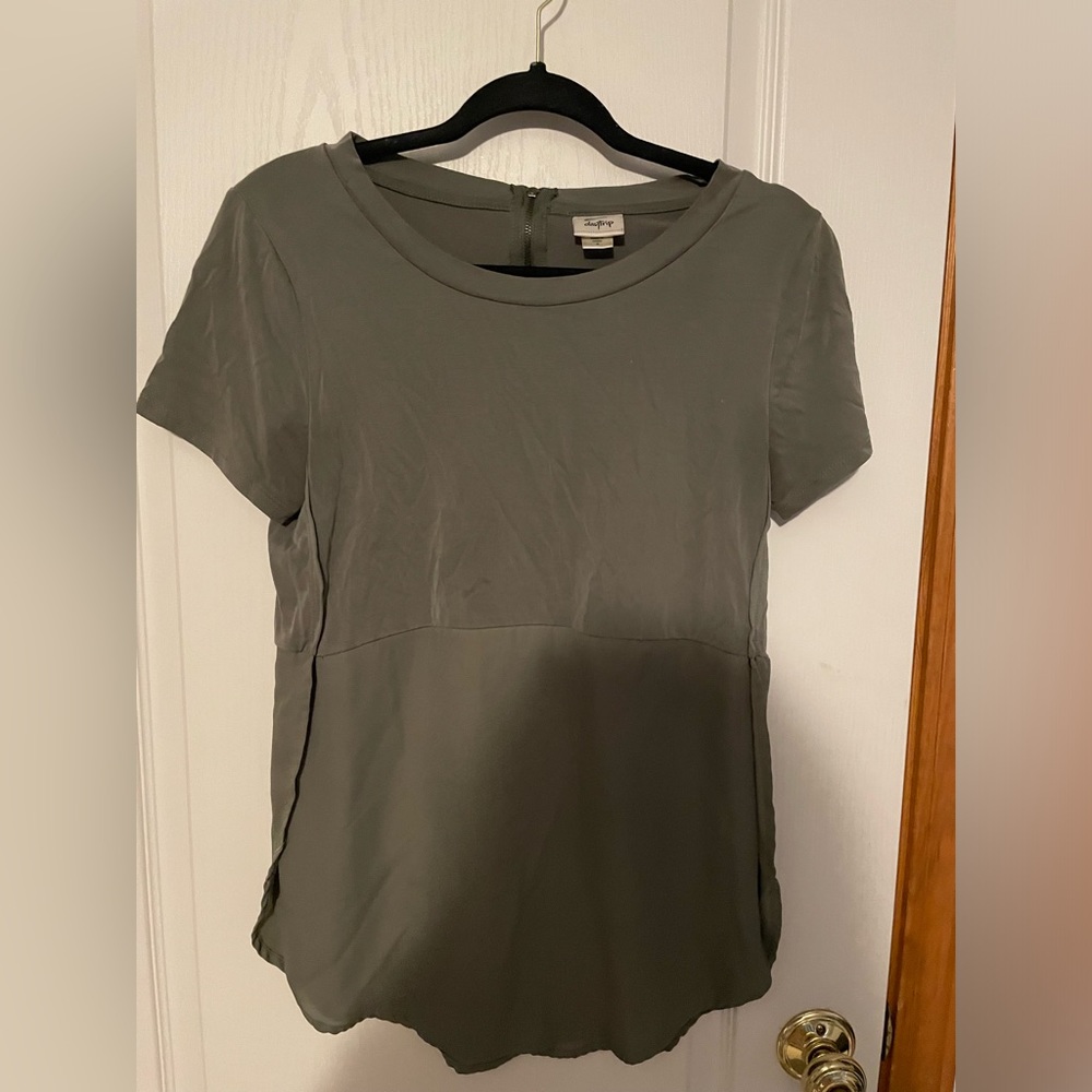 Daytrip khaki green top
